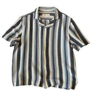 Hollister Blue and White Casual Shirt